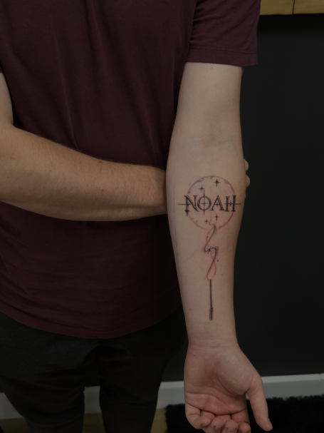 "Noah" Harry Potter inspired Tattoo